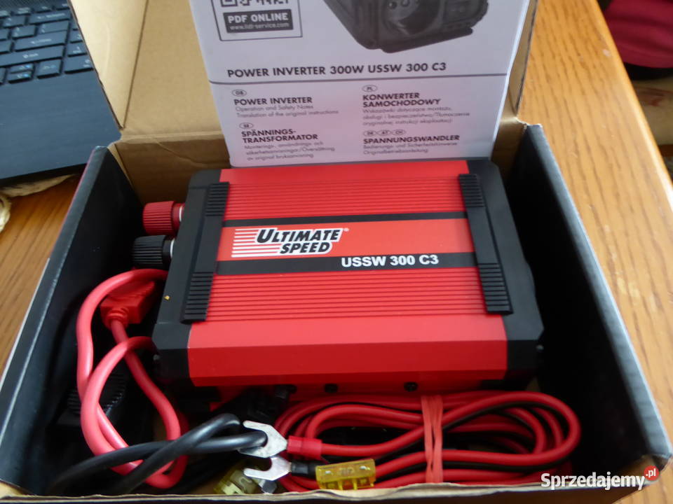 Konwerter samochodowy 12V230V300W ULTIMATE SPEED warmińsko-mazurskie Olsztyn