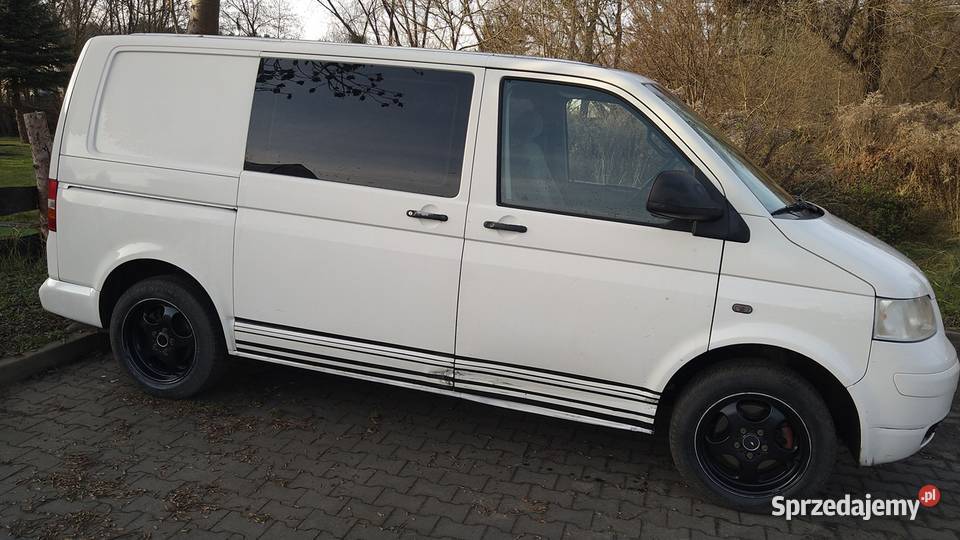 vw transporter t5 19 tdi 2004r klima 5 osobowy Transporter Szczecin sprzedam