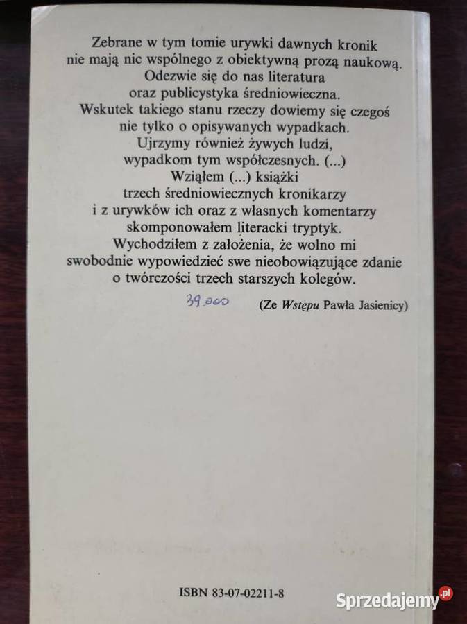 Paweł Jasienica Myśli o dawnej Polsce Trzej świętokrzyskie Kielce sprzedam
