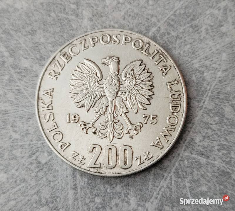 113) POLSKA srebro- 200 Złotych - 1975 r.