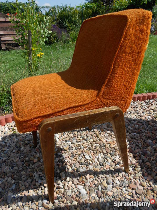 Krzesła Fotel PRL Vintage Tapicerowane AGA Wrocław