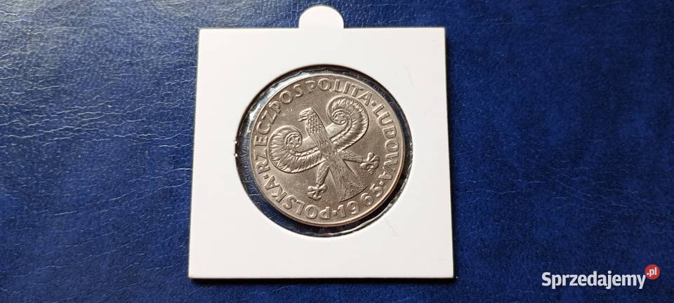 Stare monety 10 złotych 1965 Kolumna Polska 2 podkarpackie Lesko