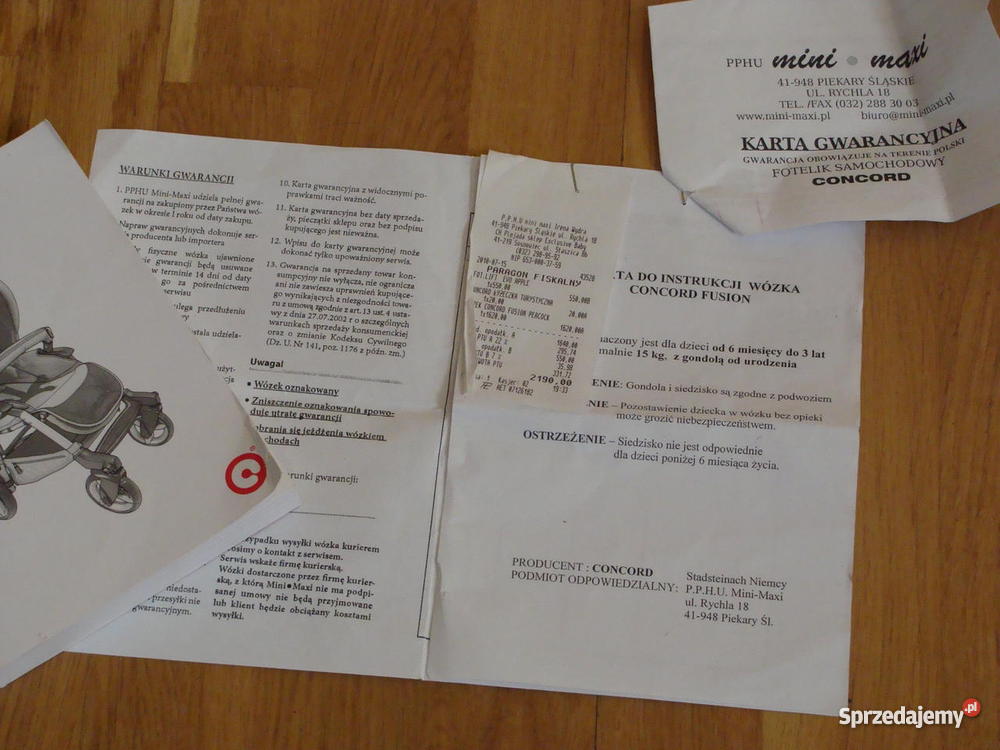 wózek spacerowy Concord Fusion