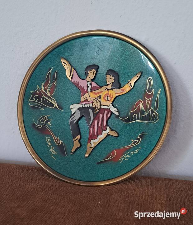 mosiężny ozdobny talerz z Izraela Pozostałe Warszawa sprzedam