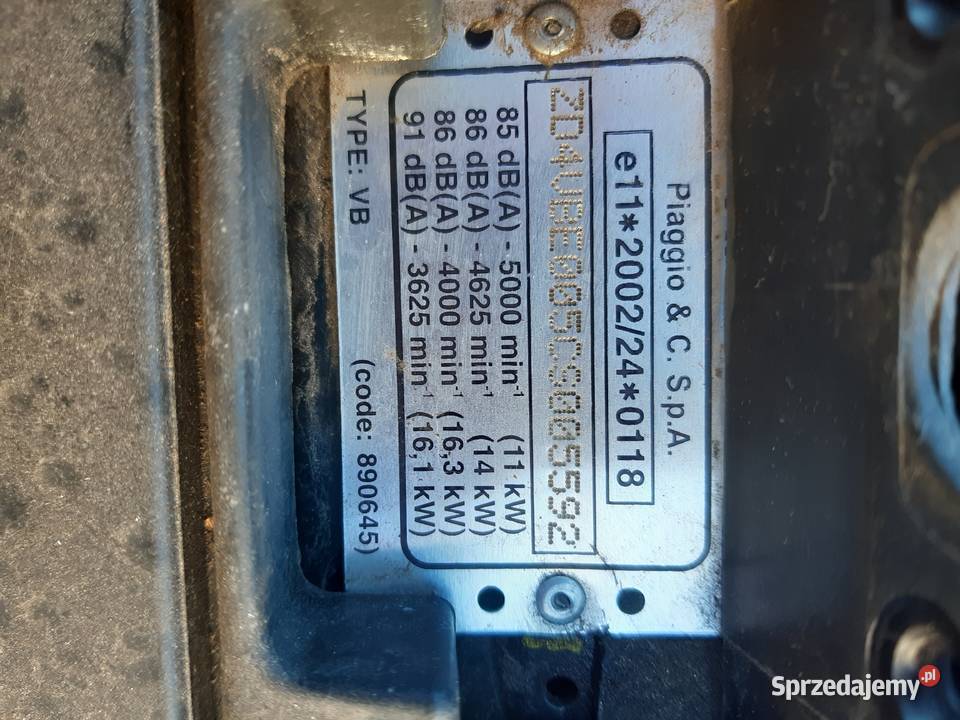 Skuter Aprilia 125 Tarnowiec