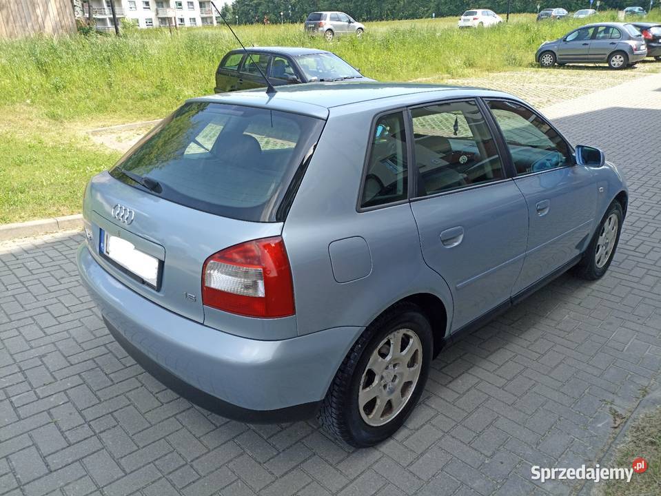 Audi a3 8l 16 Benzyna 2002 5 DRZWI Klimatyzacja srebrny Świdnik