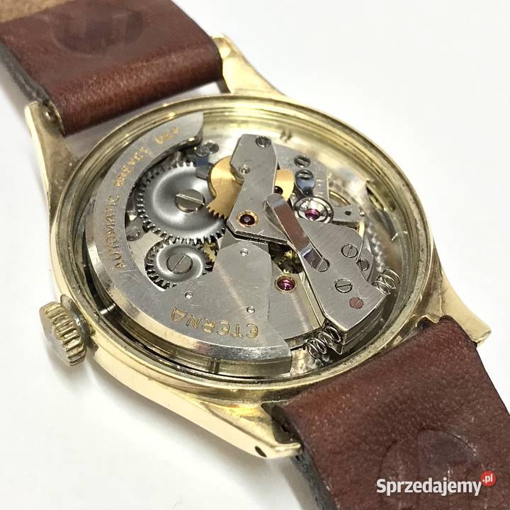 Złoty ZEGAREK męski 585 14K ETERNA szwajcarski Warszawa