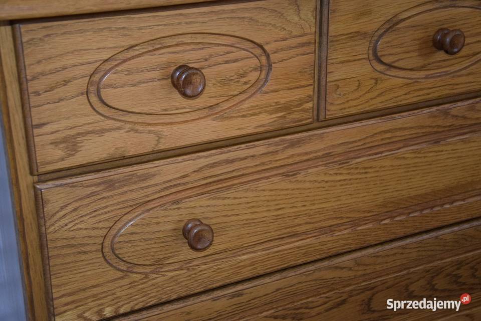 komoda dębowa z szufladami nowa warmińsko-mazurskie Olsztyn