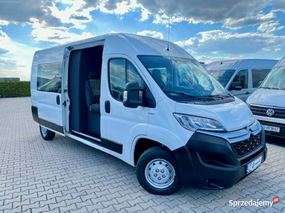Citroen Jumper SALON DOKA 7 OSÓB L3H2 MAXI 163 serwisowany w ASO Leszno