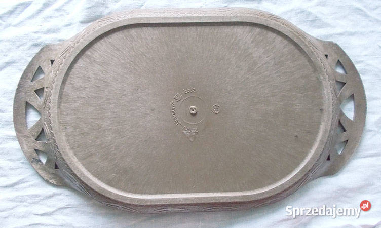 brązowa taca vintage prl tacka prl taca Bydgoszcz