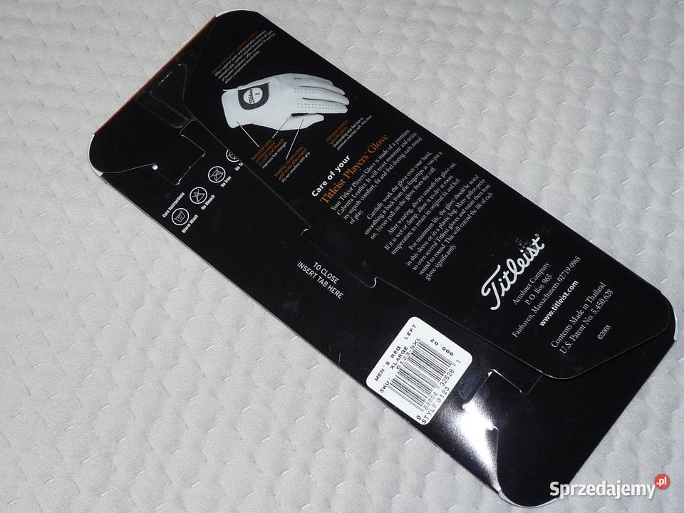 Rękawiczka Golfowa Titleist Players Glove Męska małopolskie Kraków sprzedam