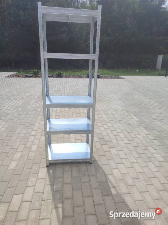 Regał magazynowy metalowy garażowy warsztatowy Lipce Reymontowskie