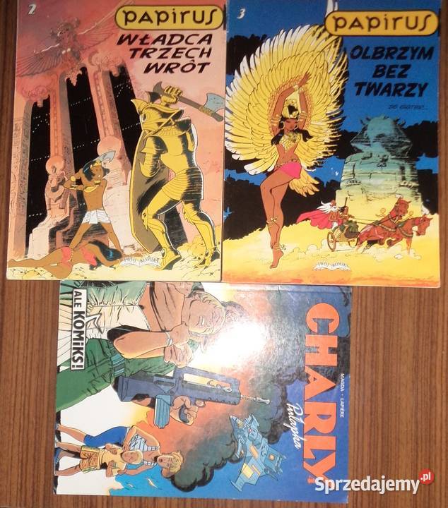 3x komiks Papirus władca trzech wrót charly Komiksy Rzeszów