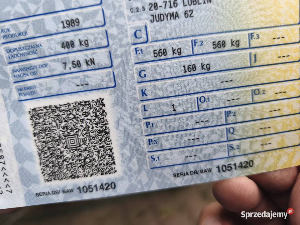 Przyczepka towarowa bagażowa przyczepa SAM towarowe