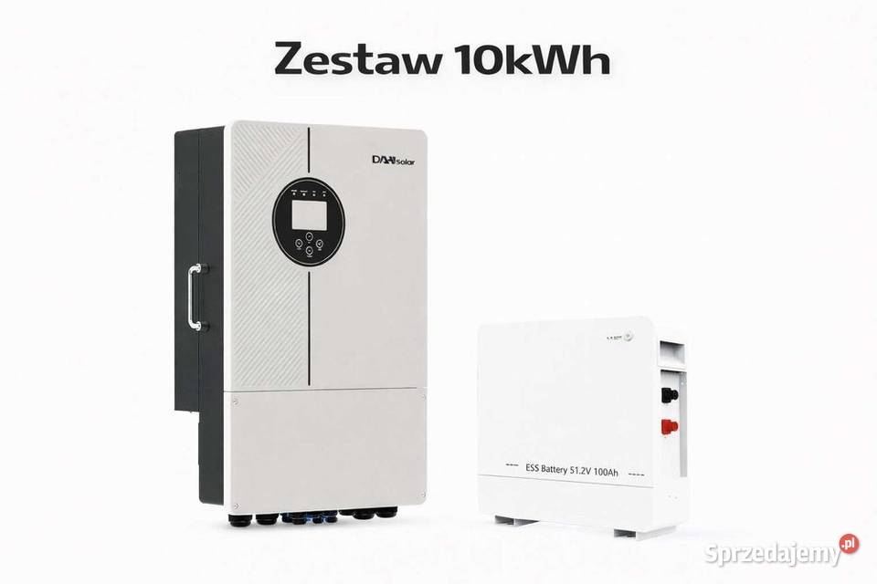 Zestaw Magazyn Inwerter LV 10 kW 512 kWh sprzedam