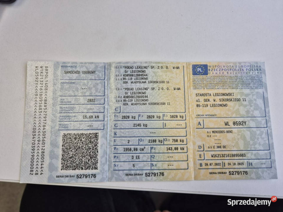 Mercedes E 300 Poleasingowe W213 2016 Komorniki