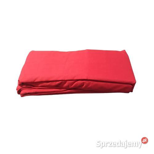 Prześcieradło z gumka czerwone 90x200