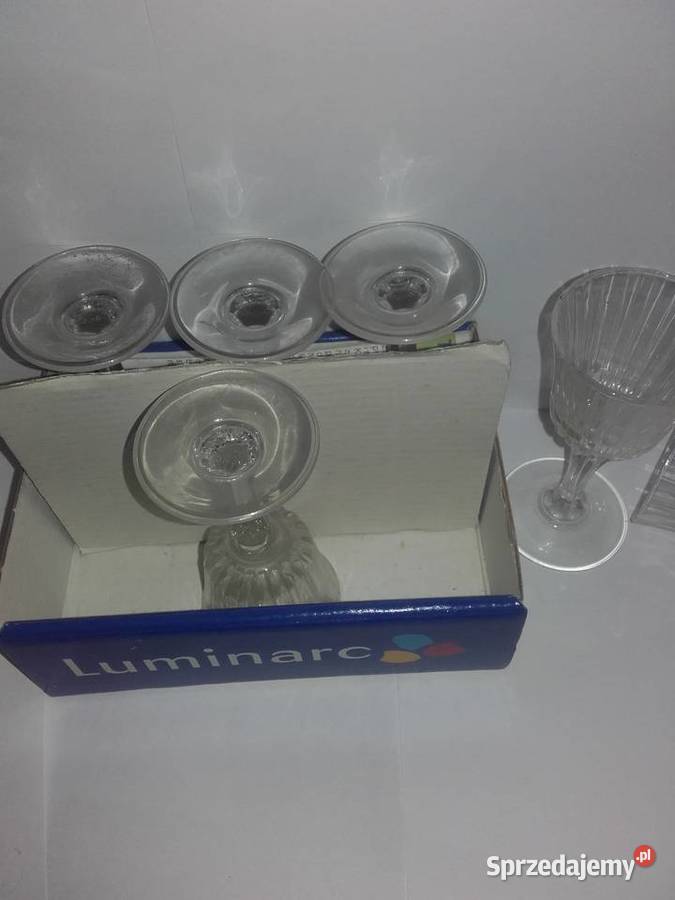 Kieliszki do wódki likieru Luminarc Będzin sprzedam