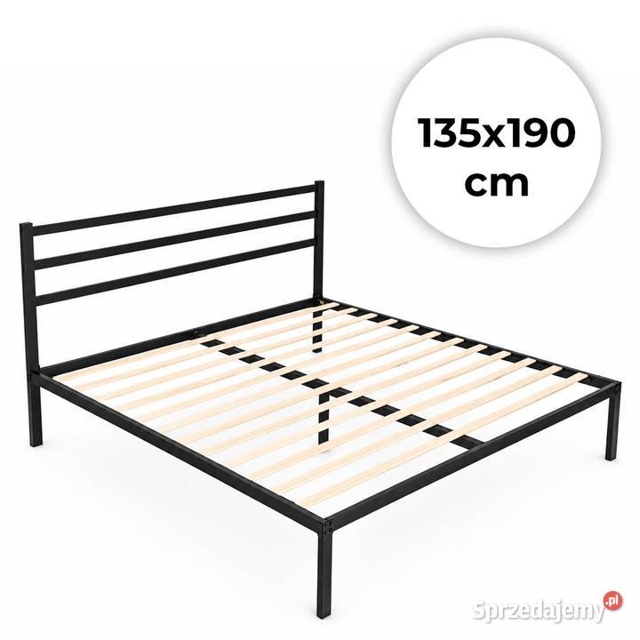 Łóżko metalowe 135x190 Łóżka i materace