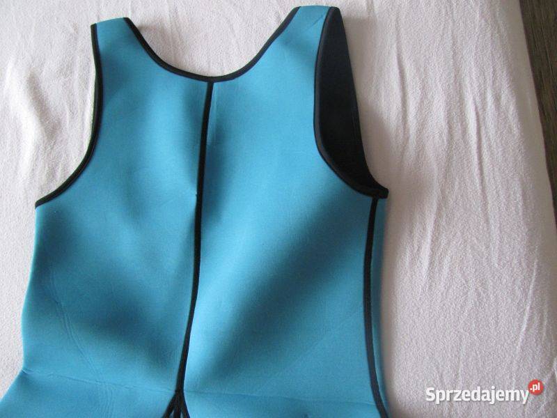 niebieska noeprenowa pianka bez rękawów krótkie Zamość