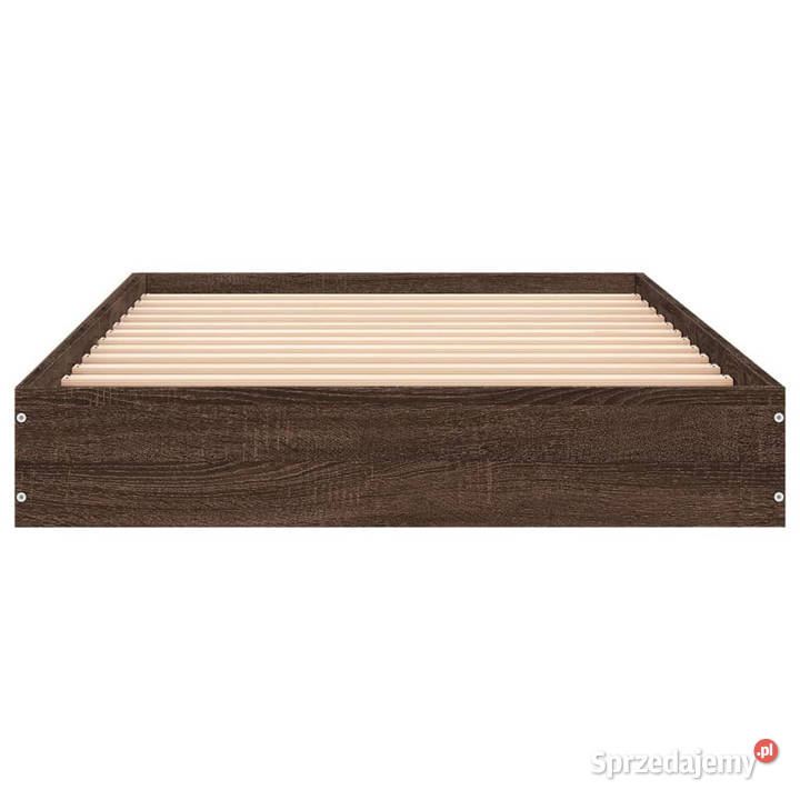 Łóżko bez materaca brązowy dąb 75x190 WM842083 Łóżka Warszawa