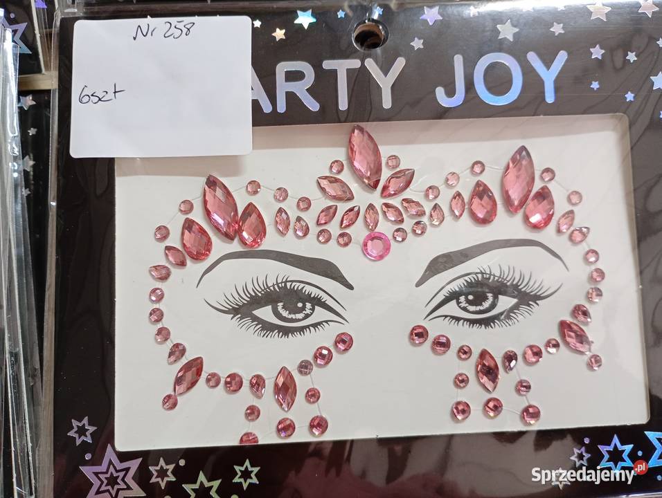 Kryształki na twarz PARTY JOY Cyrkonie sprzedam