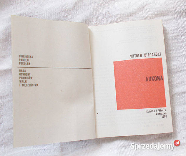 retro książka Ankona Biegański Witold biblioteka Dla Dziecka Olsztyn