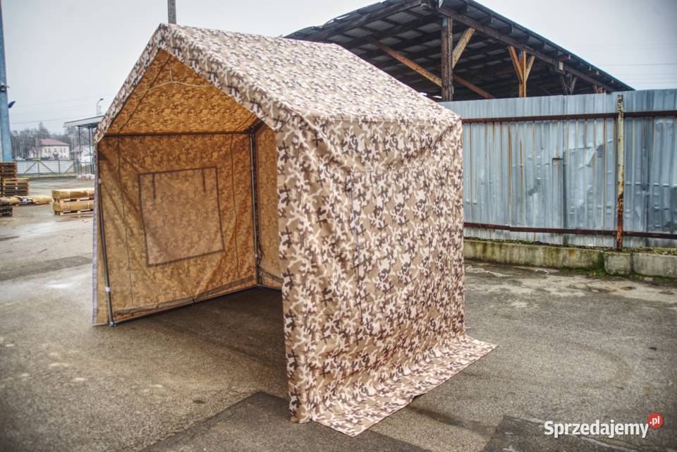 5x8x2m Wzmocniony Namiot terenowy techniczny Kraków sprzedam