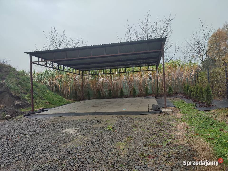 Garaż Blaszany Otwarty Otwarta Wiata Garażowa Przeworsk