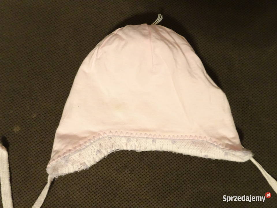 różowa czapka dziewczęca dziewczynka