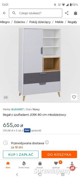 Szafa młodzieżowa Bielsko-Biała