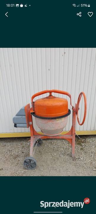 Betoniarka Atika Profi 145 S 230V sprzedam