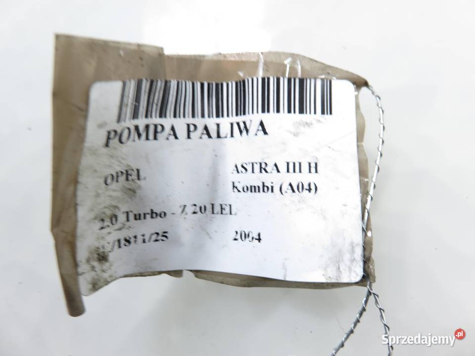 POMPA PALIWA OPEL ASTRA H 20 Turbo 0580314085