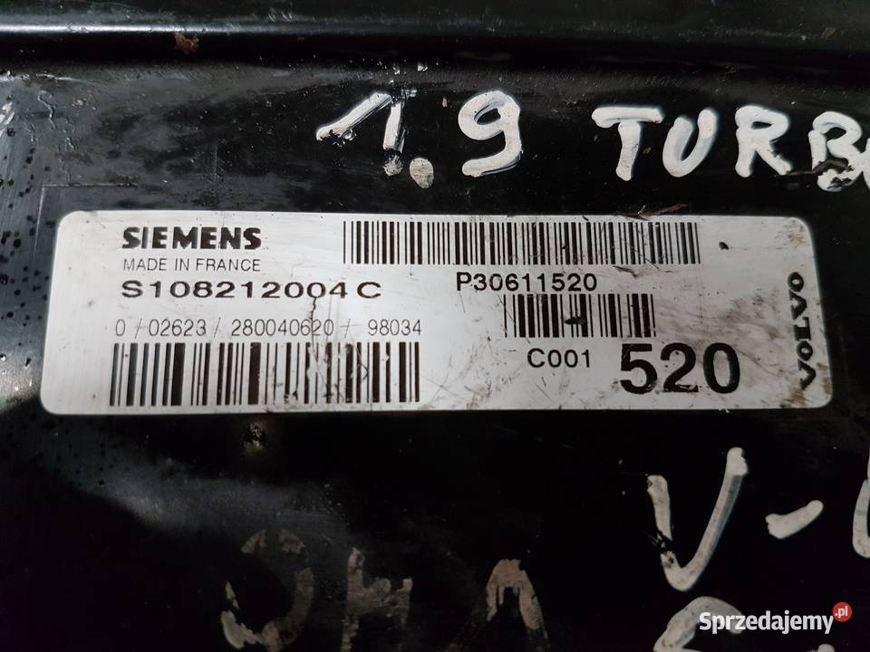 VOLVO 19T 20 STEROWNIK SILNIKA KOMPUTER Turek sprzedam