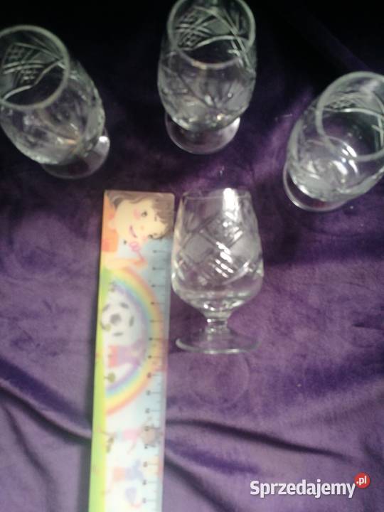 Zestaw różnych kieliszków prl Choszczno