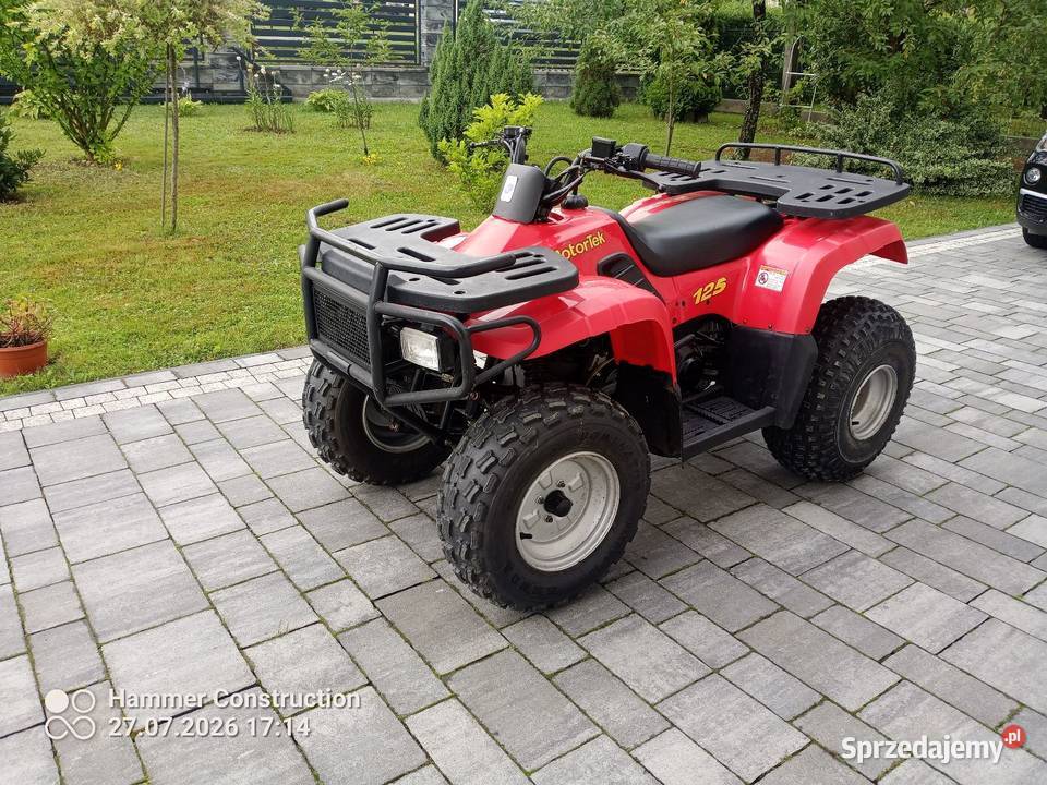 Niemiecki Quad Motortek 125 nowy Rok produkcji 2003 Brzozów sprzedam