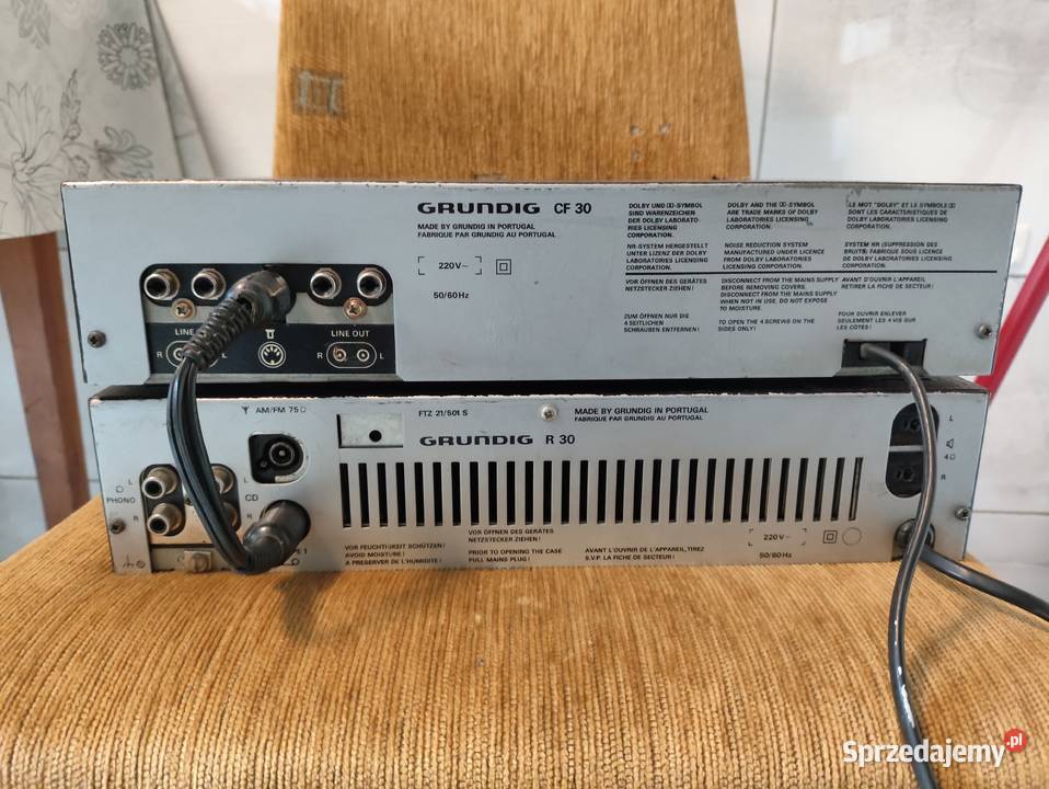 Zestaw Grundig R30 CF30 Kożuchów sprzedam