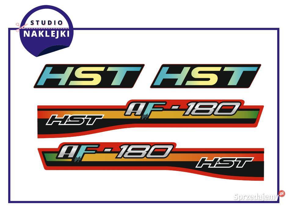Naklejki traktorek Yanmar AF 180 HST Nalepki