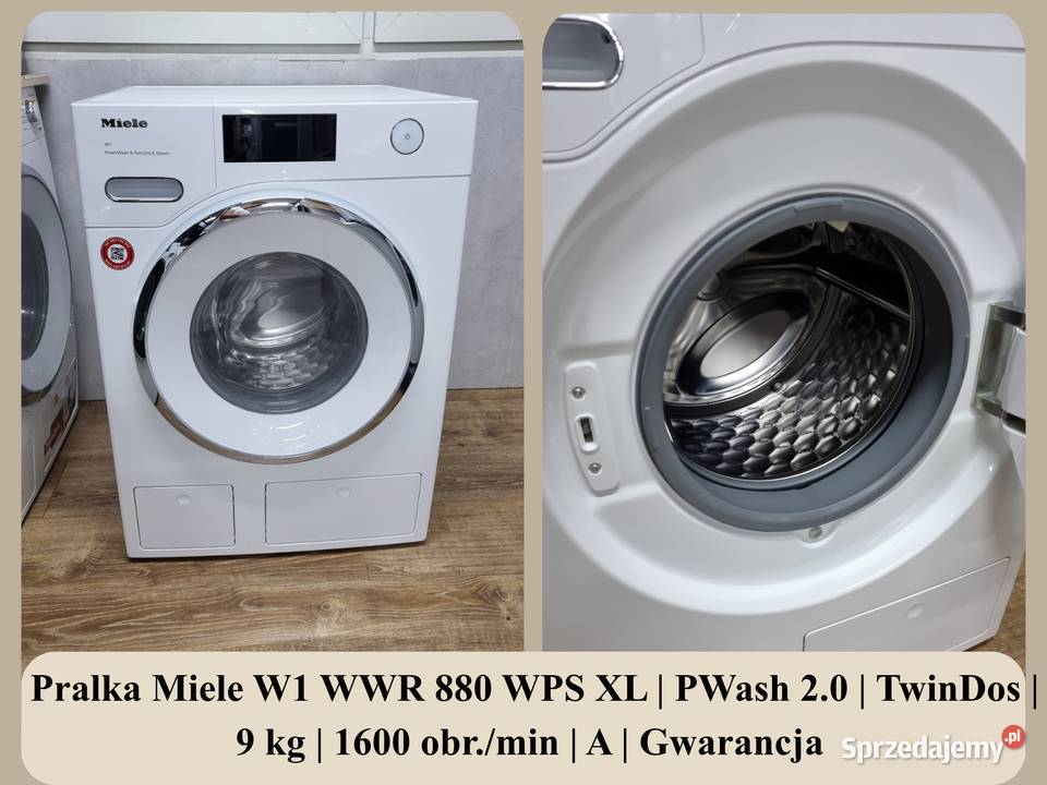 Pralka Miele W1 WWR 880 WPS XL PWash 20 TwinDos Wrocław