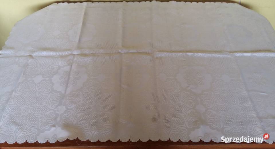 Obrus biały plamoodporny 127x74Serweta na ławę Łódź