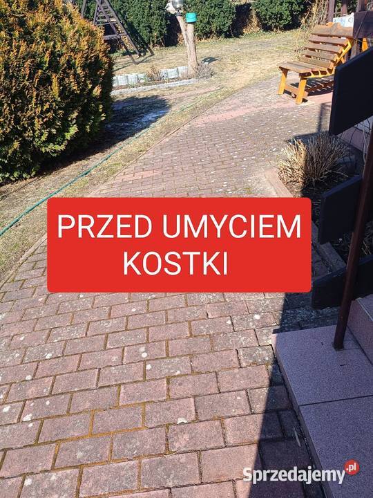 Mycie kostki brukowej elewacji Płońsk