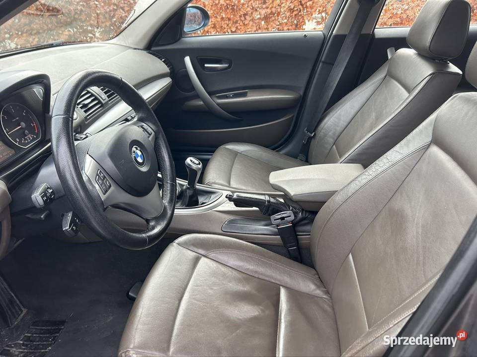 BMW 118d E87 skóra tempomat brązowy