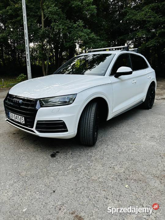 Audi Q5 FY 2019r brązowa skóra Android Auto 4/5 Wrocław