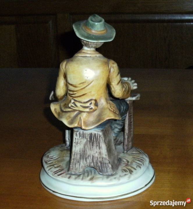 Duże figurki z porcelany capo di monte Kraków sprzedam