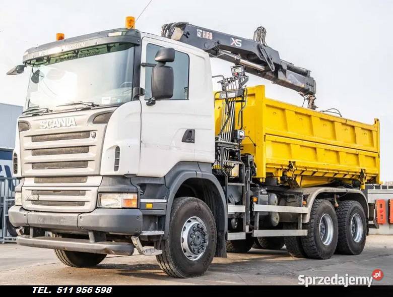 Wywrotka 6x6 z dzwigiem Boardmatic Man TGS 28420 Warszawa