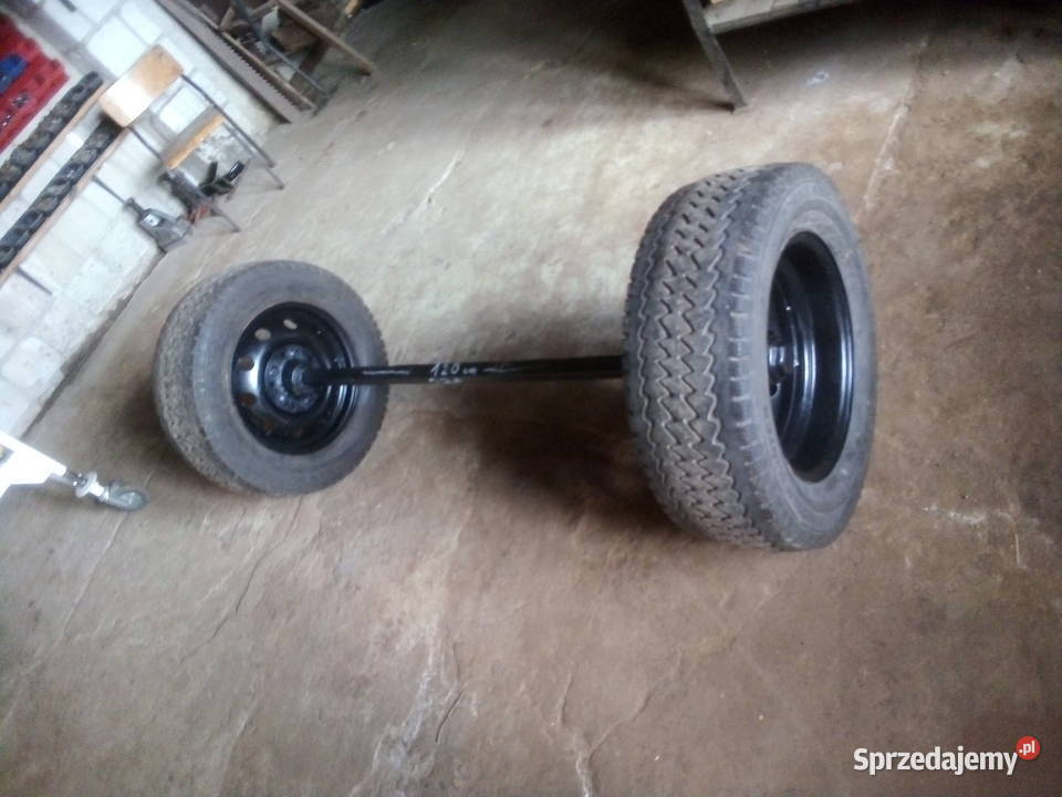 oś z kołami 16cal Pozostałe lubelskie Dziuchów