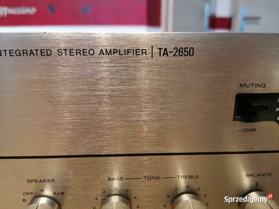 Wzmacniacz Sony drewno TA 2650 częściowo Wzmacniacze i pokrewne Lubartów