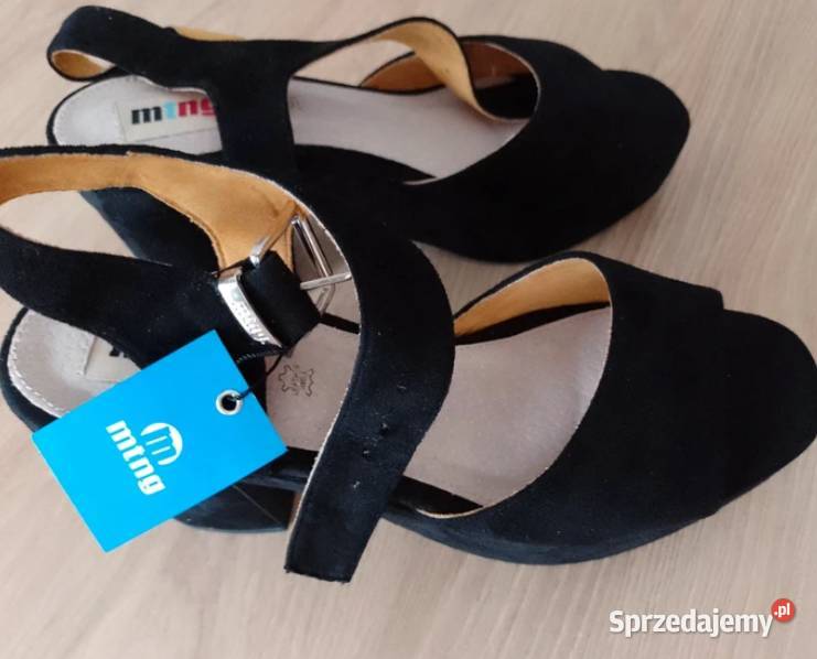 Sandały czarne rozmiar 41 sp34 Opole Lubelskie sprzedam