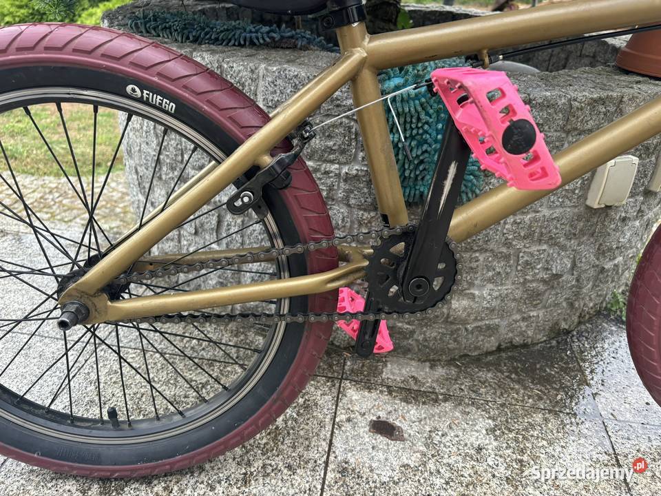 rower bmx z modyfikacjami Murowana Goślina