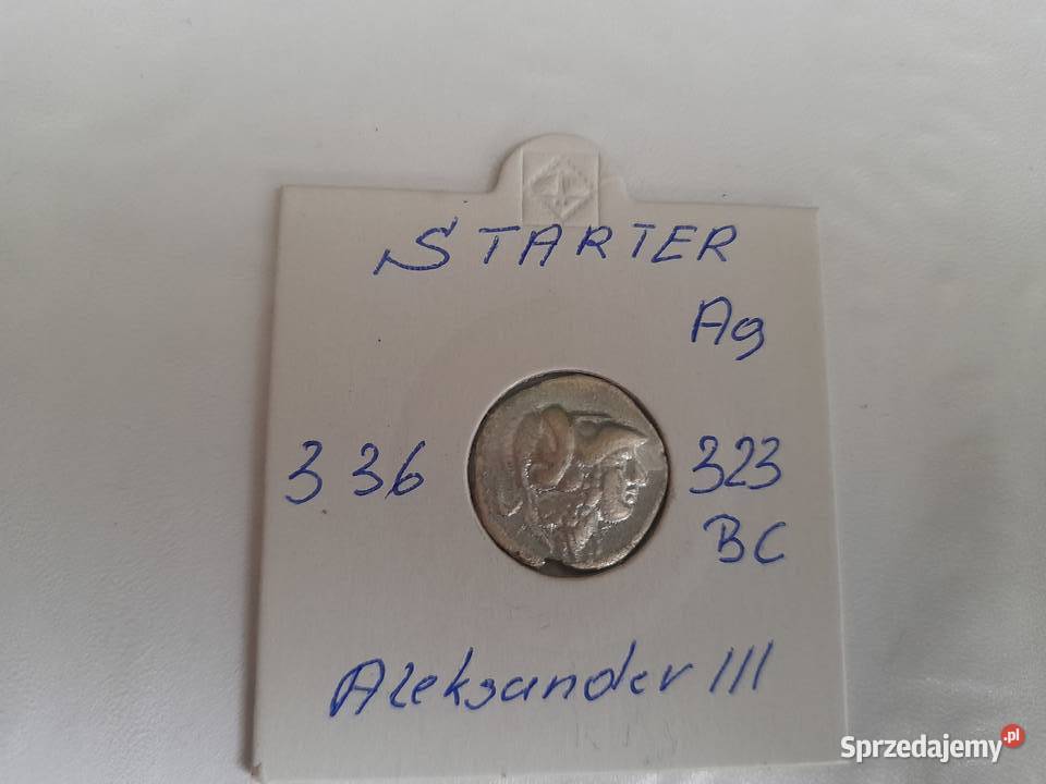 Starter Aleksander Macedoński Numizmatyka